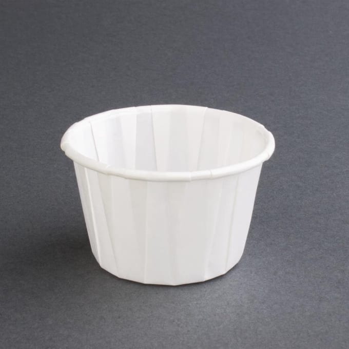 Fiesta Recyclable Recyclebare Papieren Sauspotten Medium 2oz (pak van 250) - CX081