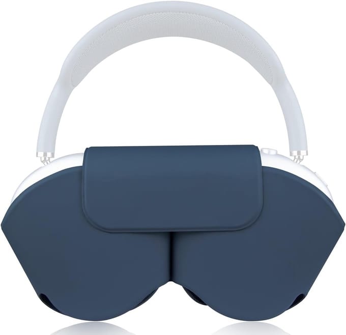 Draagbare Beschermhoes voor AirPods Max - Magnetisch PU-Leer met Energiebesparende Modus