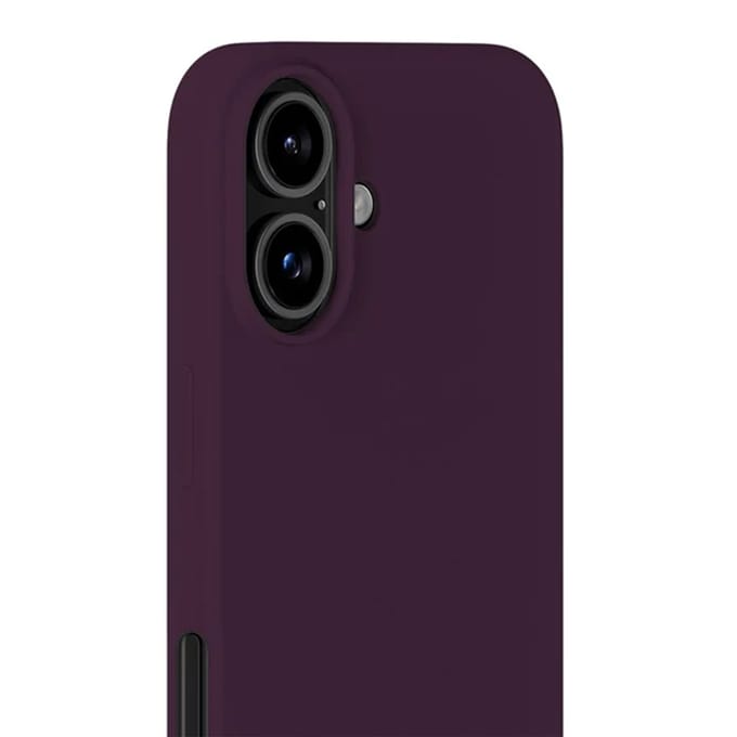 Holdit Silicone Case geschikt voor Apple iPhone 16 - Deep Plum
