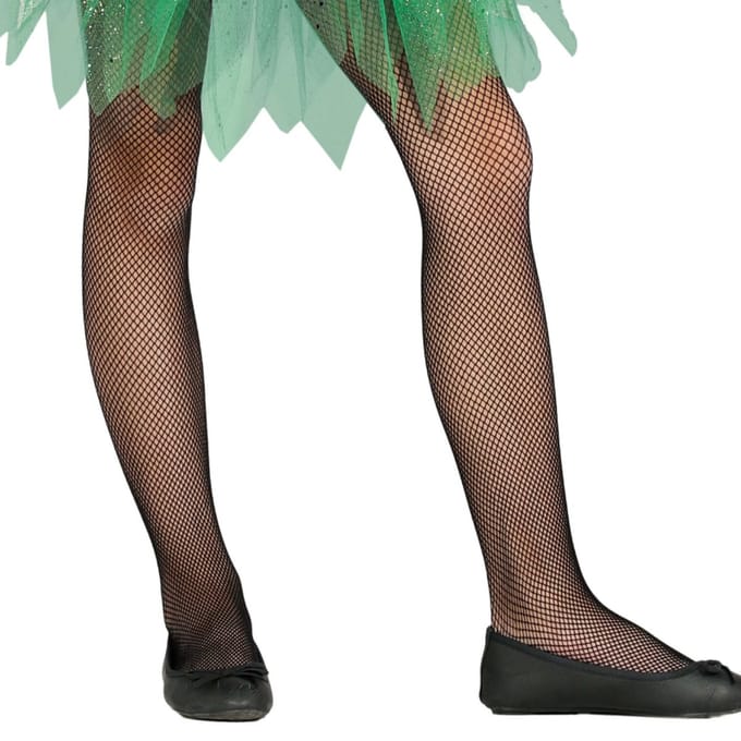 Fiestas Guirca - Zwarte netpanty 5-9 jaar