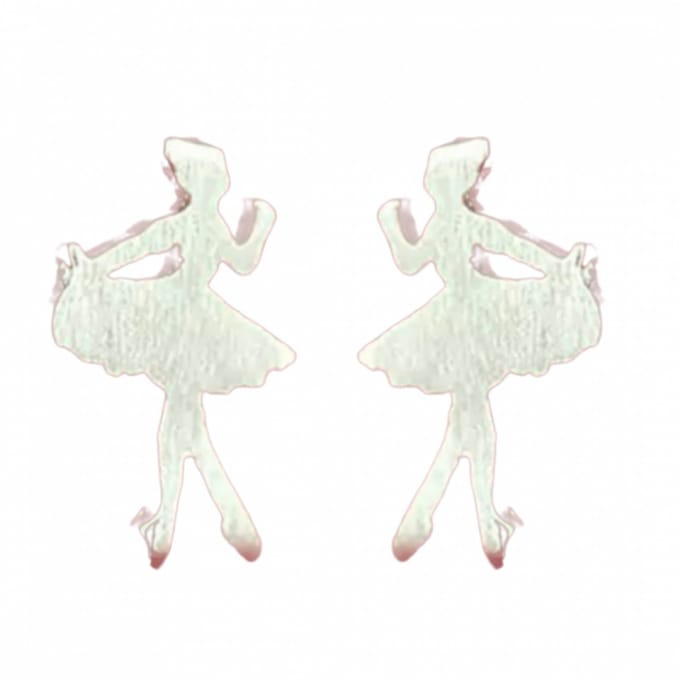 Oorbellen ballet Zilverplating - Charme Bijoux