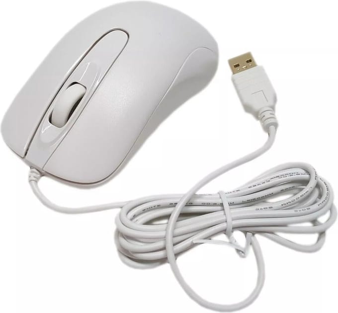 HP – Bedrade USB Muis – Optisch – 1000 DPI – Wit