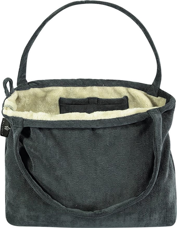 Wallabag - Tote Bag - Luiertas - Shopper - Mom Bag Structure Corduroy Black