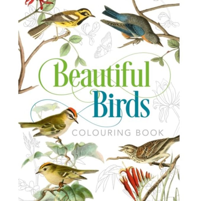 Beautiful Birds Colouring Book - Arcturus Classic Nature Colouring - Peter Gray