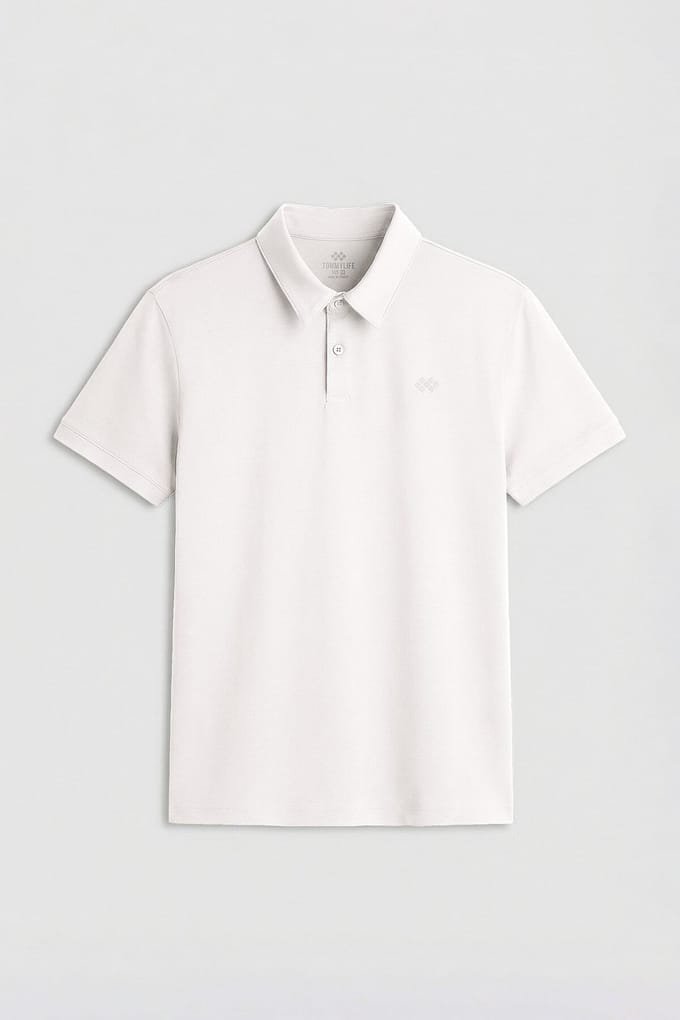 Heren Katoenen Elastaan Polo T-Shirt