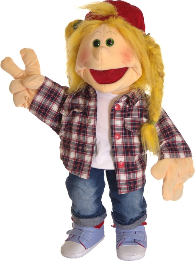 Living Puppets Handpop Katie Kickflip - 65 cm
