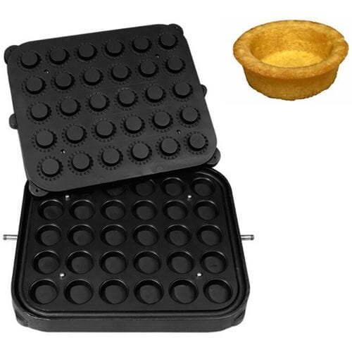 GGM Gastro Platen voor tartelette-machine TMPIC - vorm: 30x rond - Ø 49 mm