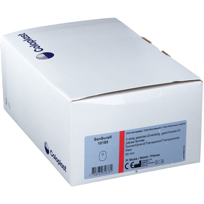 Sensura Click Transparant 50Mm Maxi 550Ml 30 Zakje