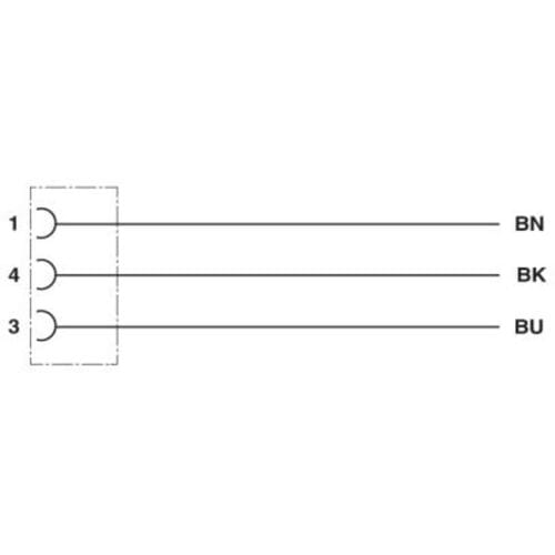 Phoenix Contact 1414452 Sensor/actuator aansluitkabel M12 Aantal polen (sensoren): 3 3.00 m 1 stuk(s)