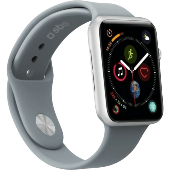 SBS Apple Watch Series 3/4/5/6/7/8/SE 44mm Band Rood