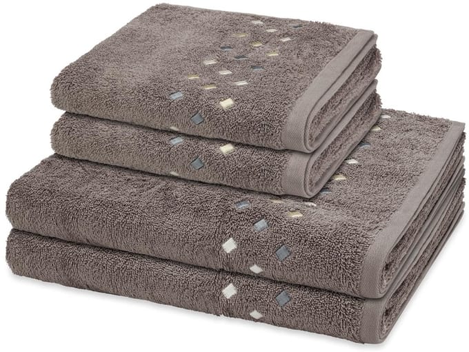 Ross Sonstiges 2 X handdoek 2 X douchehanddoek - in set 4 pack Stoneline