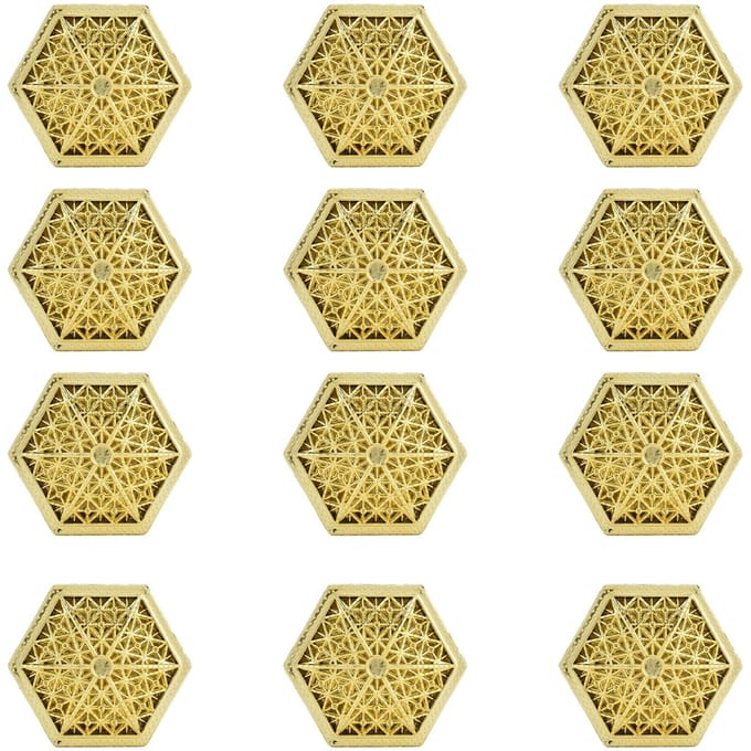 12 STUKS Holle Snoepdoos Plastic Snoepdoos Container voor Bruiloft Bruidsdouche BenodigdhedenGoud beige