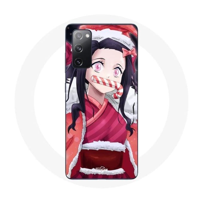 Coque - Maniacase - Samsung Galaxy S20 FE - Anime Demon Slayer - Souple - Noir