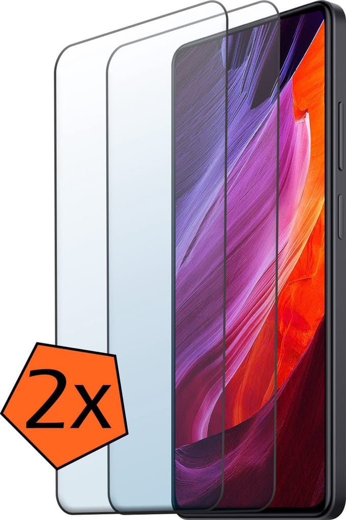 Screenprotector - 2 Stuks - Geschikt voor Xiaomi Redmi Note 12 Pro+ - Extra Sterk - Gehard Glas - Beschermglas - Tempered Glass - Screen Protector