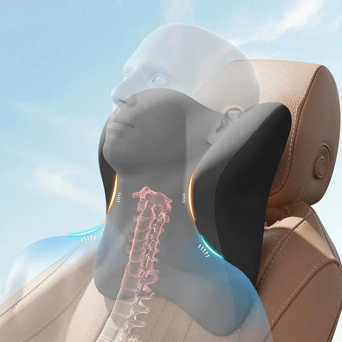 Auto Hoofdsteun Lendensteun Lendenkussen Memory Foam Kussen Rugleuning Lendenkussen Auto Comfortabel Nekkussen Auto Accessoires