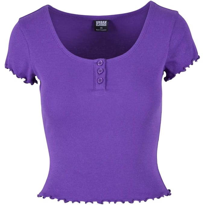 Urban Classics - Rib Babylock Top - 3XL - Paars