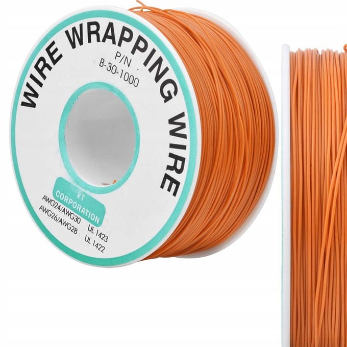 Rosfix Laagspanningskabel Kynar - 0,25 mm Getinnde Koper AWG30 - Ø0,6 mm Isolatie