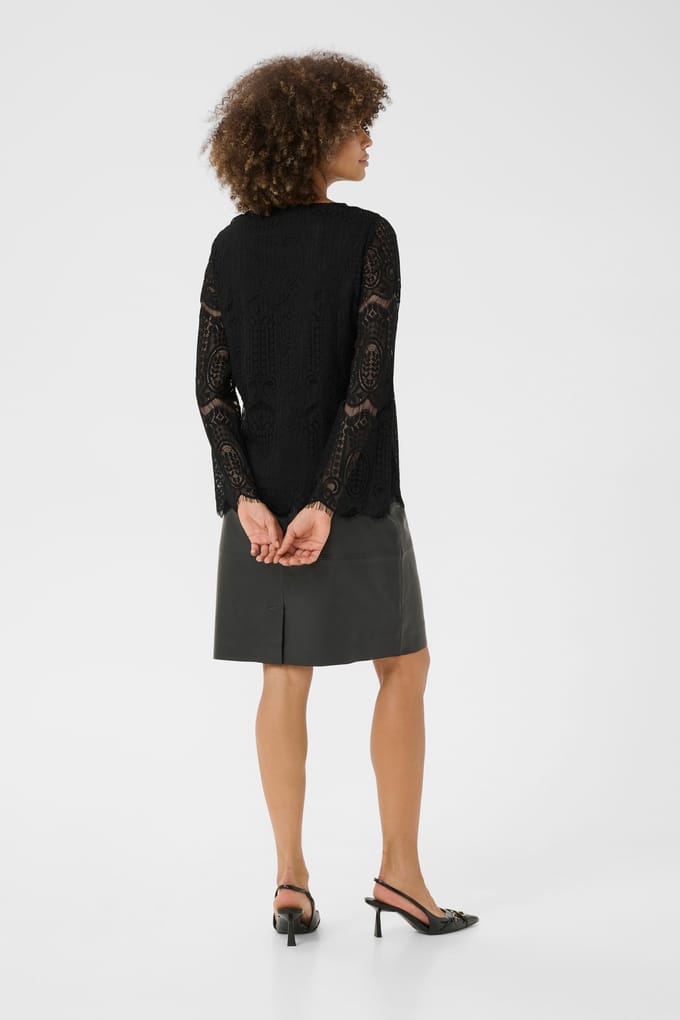 Blouse met lange mouwen CUcroba Regular fit black