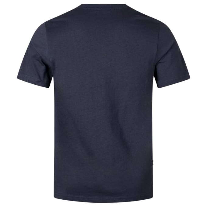 Aquascutum Active T-shirt Met Klein Logo, Marineblauw