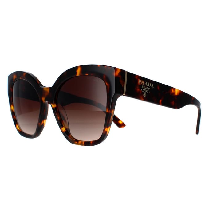 Prada PR17ZS VAU6S1 honing schildpad bruin gradiÃ«nt zonnebril