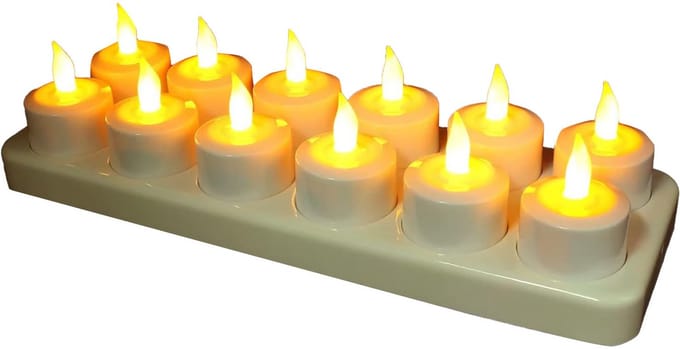 Oplaadbare Waxinelichtjes - Theelichtjes - Led