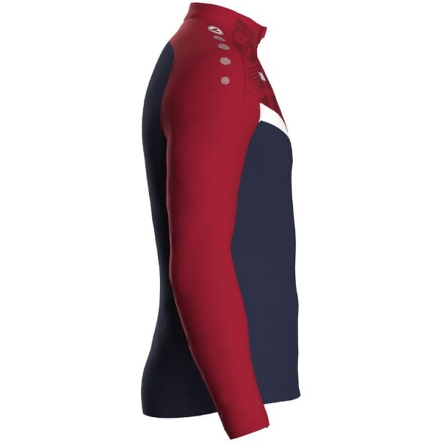 Jako Iconic Ziptop Kinderen - Marine / Chilirood | Maat: 152