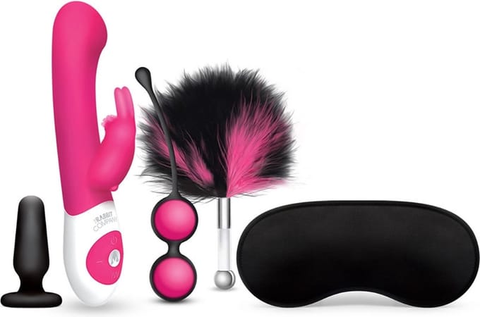 The Rabbit Company The G-Spot Rabbit Playtime Geschenkset - Roze