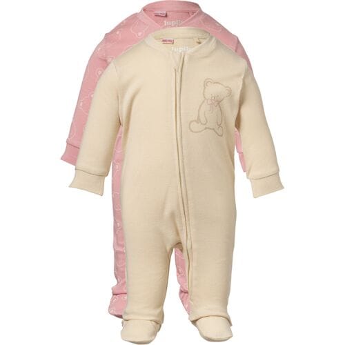 LUPILU Set van 2 baby pyjama's (Roze, 50/56)