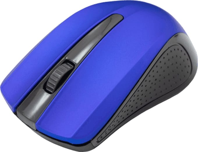SBOX - Muis - WM 109 Blue - Draadloos - 1000 DPI - Optical sensor - 2.4 GHz