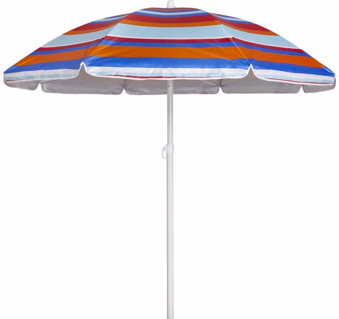 Zoem Strandparasol Extra Strong Oranje – Inclusief Parasolhouder & Draagtas – Ø 160 cm