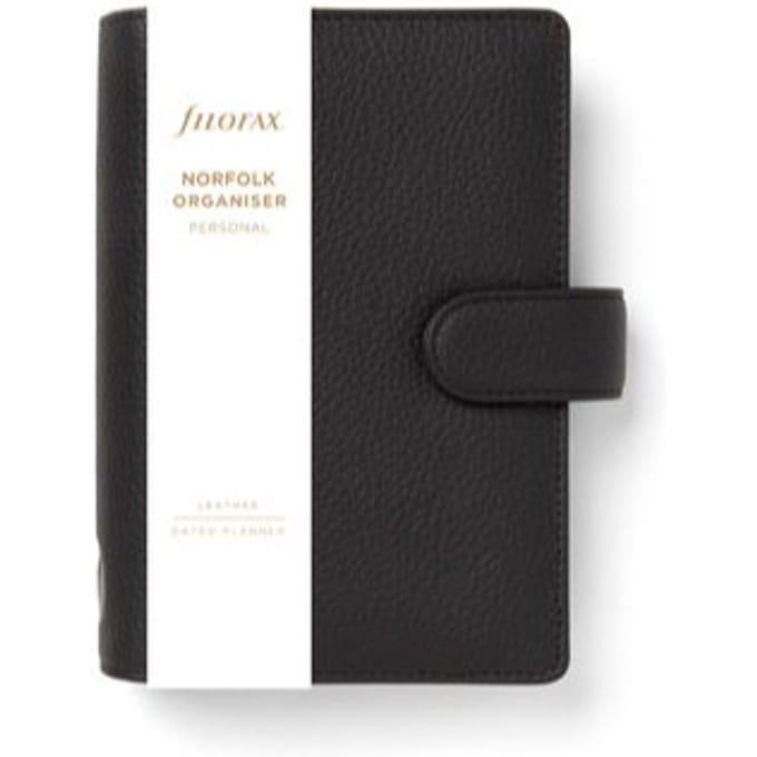 Filofax norfolk organiser, formaat personal, kleur espresso