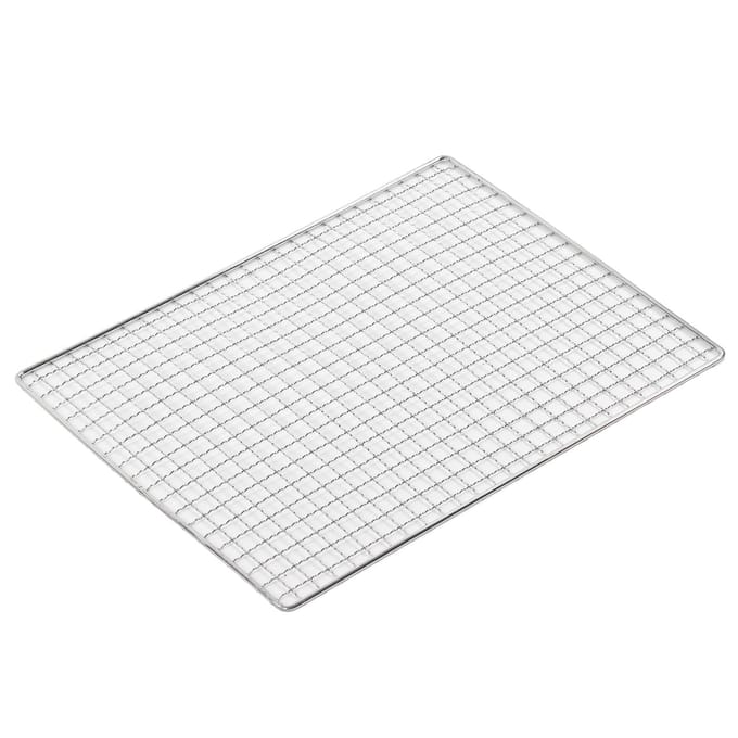 Barbecue Draadmat Roestvrij IJzer Multifunctionele BBQ Grillmat voor Thuis Picknicks Kamperen white