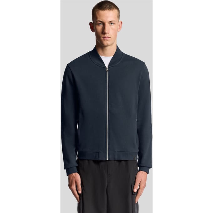 Lyle & Scott Half Raglan Jersey Bomber Dark Navy Taglia: M | Bomber Outlet | Uomo | Blu