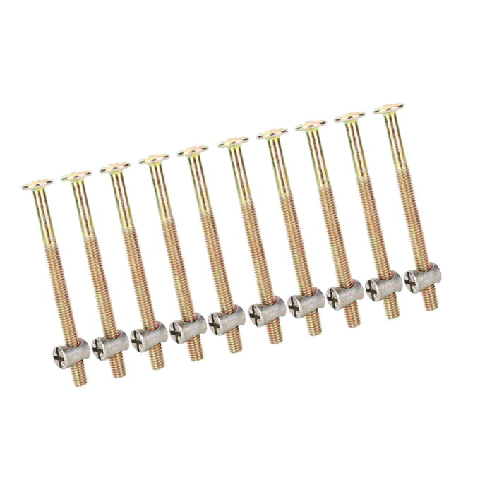 Meubels Zeskantige Kop Dunne Platte Kop Structurele Schroefbout Met Moeren (80 mm)