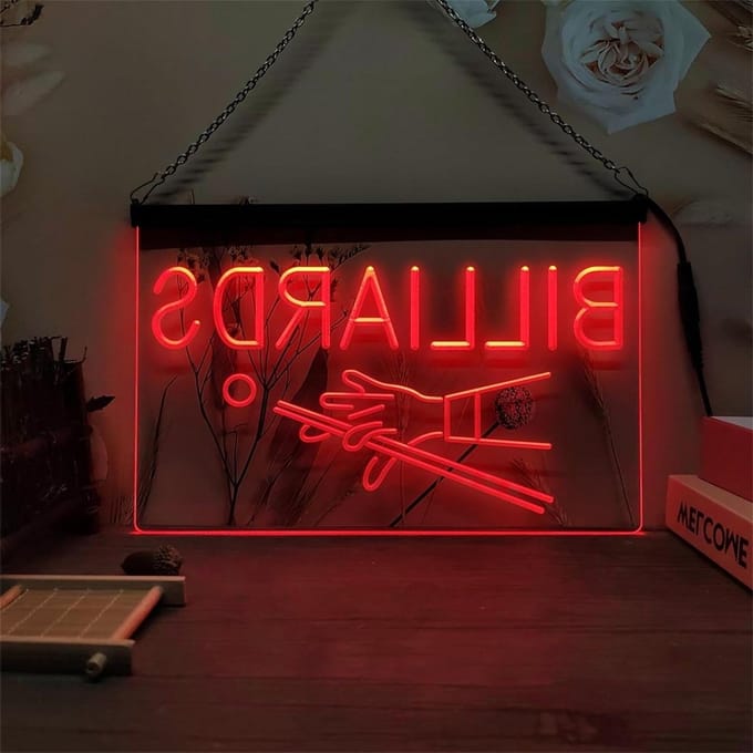 LED Neonbord - Wanddecoratie Licht - Sfeer Creëren - Dimbaar USB - 30x20cm - Rood