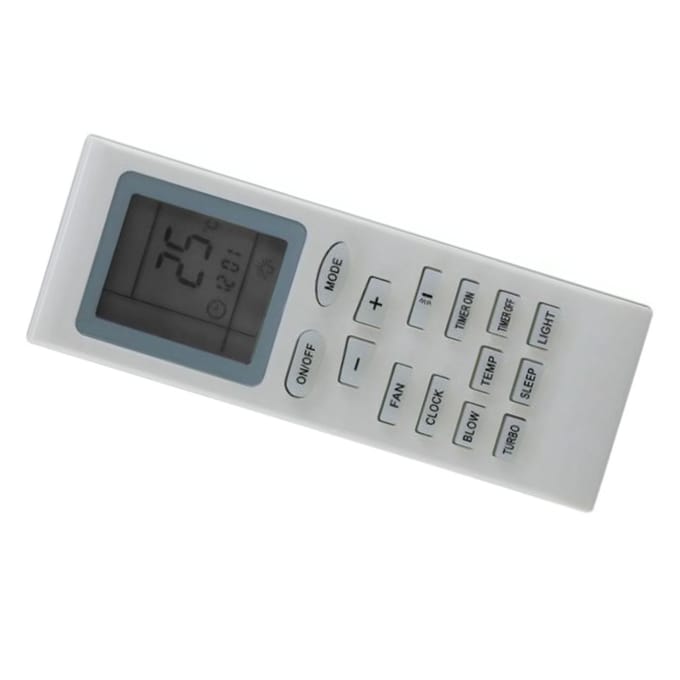 Télécommande Universelle de Climatiseur Anglais Télécommande Infrarouge de Remplacement pour GELI black