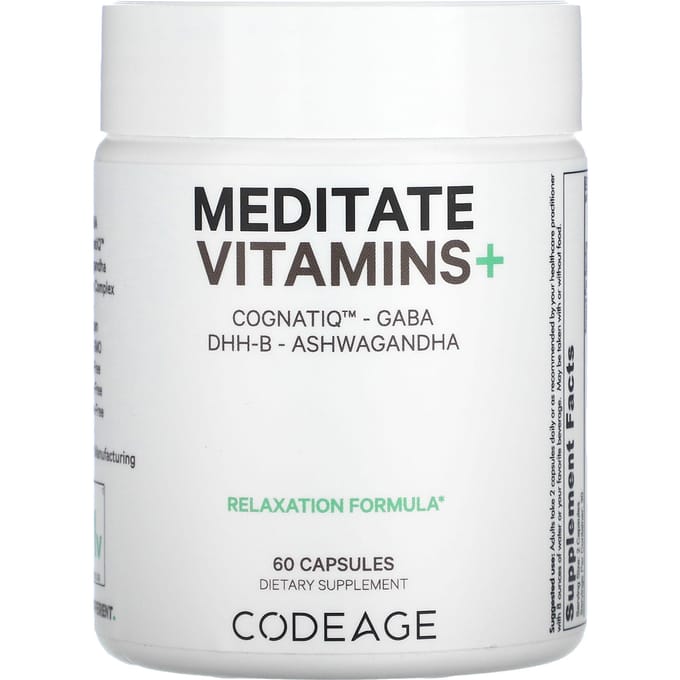 Vitaminen, Meditatie, Ashwagandha, GABA, Neurofactor, 60 Capsules