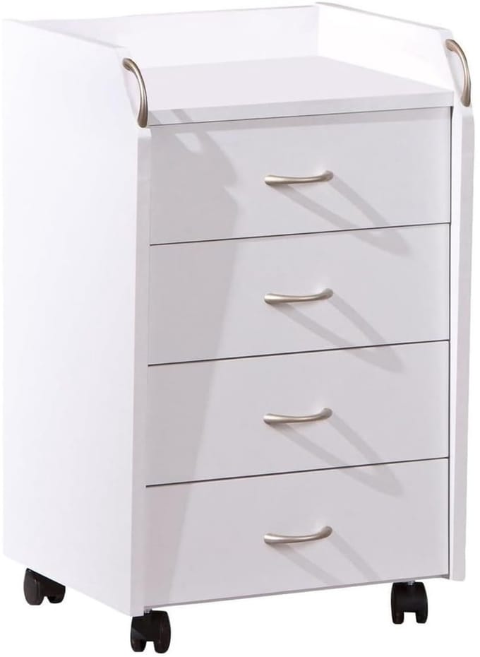 VELTRR® Ladenkastje - Ladeblok Bureau Organizer - Archiefkast - Wit