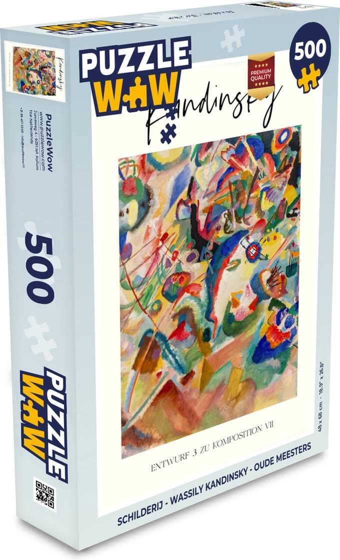 Puzzel Schilderij - Wassily Kandinsky - Oude meesters - Legpuzzel - Puzzel 500 stukjes