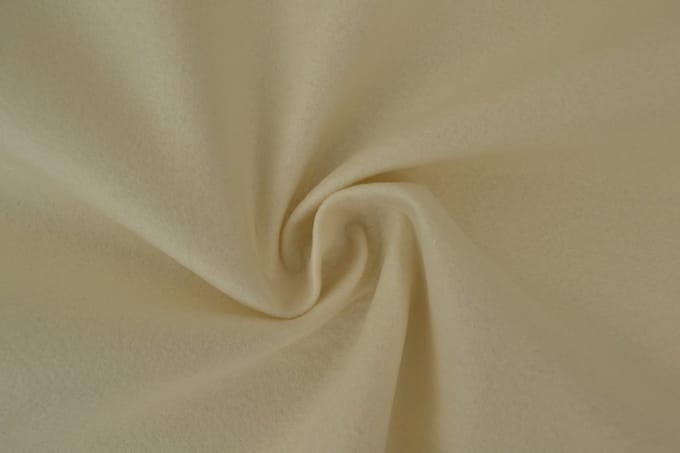 Vilt stof - 1mm dik vilt - 1 meter - Per meter - Champagne
