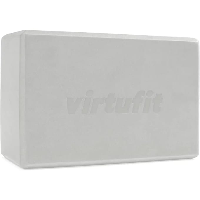 VirtuFit Premium Yoga Blok - Anti-slip - EVA Foam - Natural Grey
