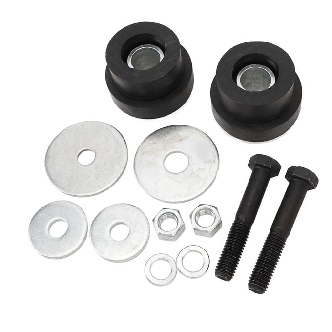 Subframe Radiator Busset Kit Stevige Radiateur Kernsteun Bus met Hardware Voor Nova 1968-1974 white