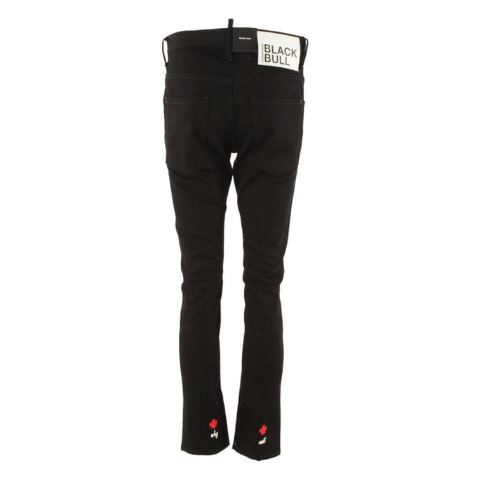 DSquared2 Heren Denim Skater Jeans (Zwart)