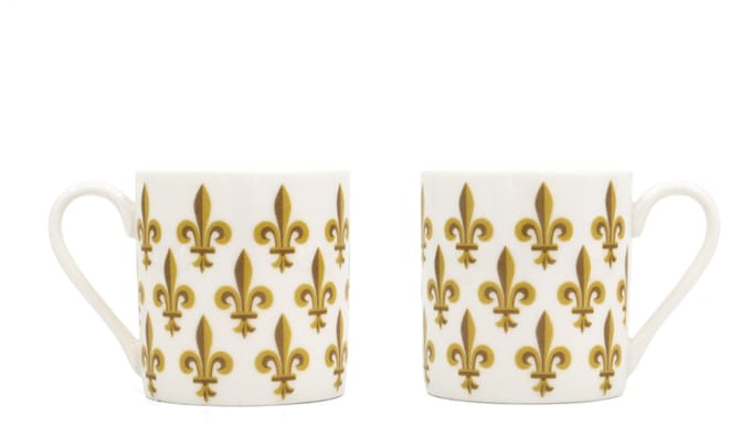 Espresso set, Fleur de Lys, Franse lelie