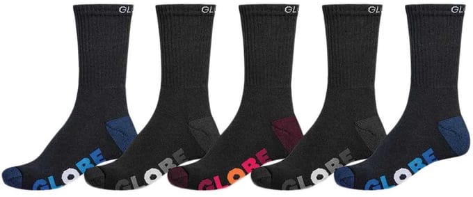 Globe Multi Stripe Crewsokken Zwart EU 33 1/2-40 1/2 Jongen