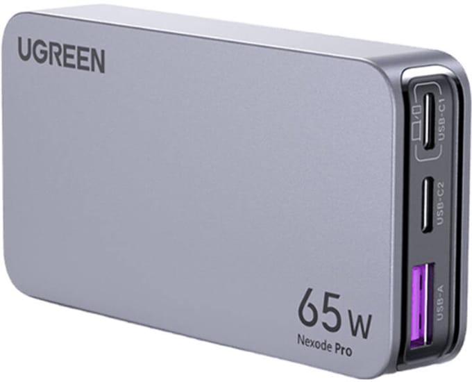 Ugreen Nexode Pro 65W Oplader Voor Telefoons 2X Usb-C Met Snel Opladen