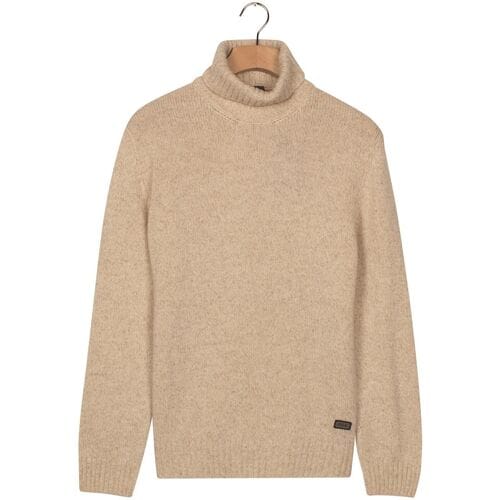 Baileys Trui High Rollneck Faux Uni Wool Blend Marshmallow / male