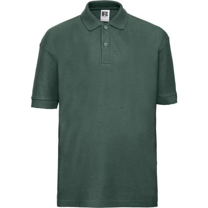 Russell Kinder/Kinder Piqué Poloshirt (Fles groen)