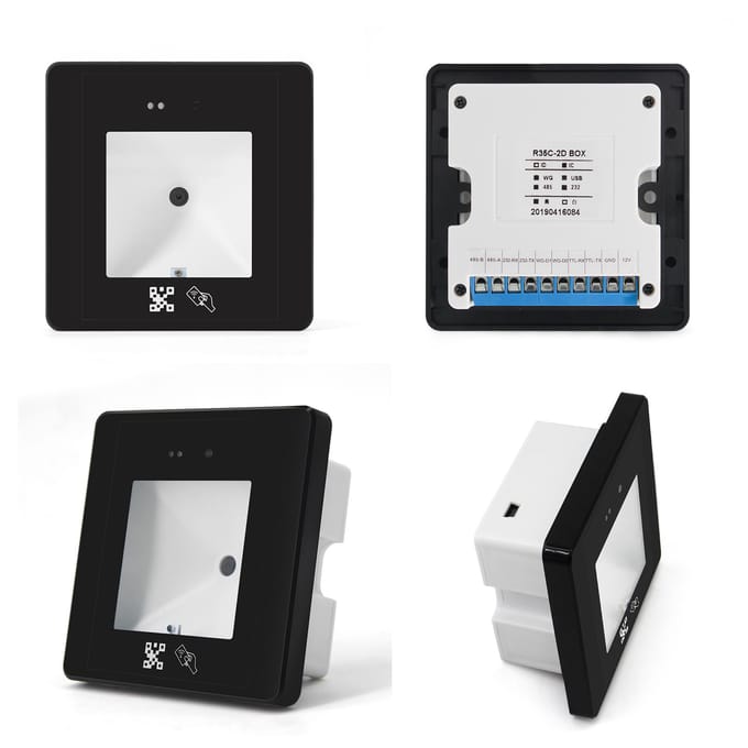 Ingebouwde barcodescanner Bekabelde scanmodule RFID-kaartlezer Hoge snelheid barcode USB-aansluiting voor zwart