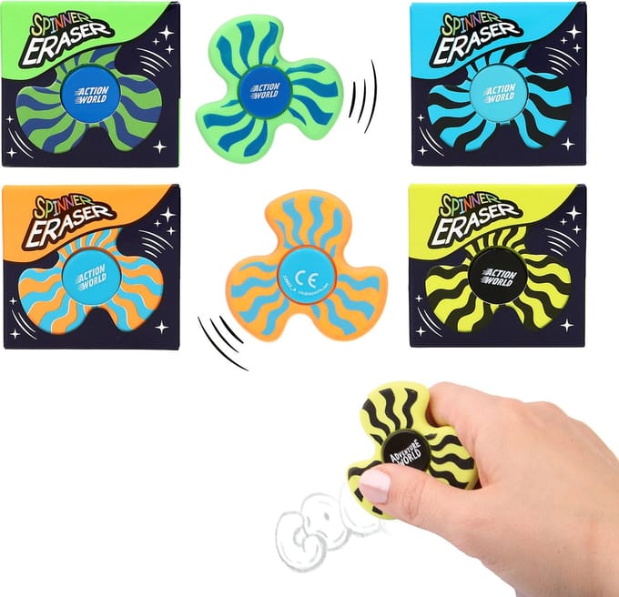 Depesche - Adventure World fidget spinner gum - 1 stuk